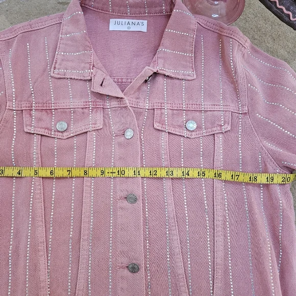 JULIANA'S BOUTIQUE COUNTRY WESTERN PINK BLING JACKET - Picture 7 of 7
